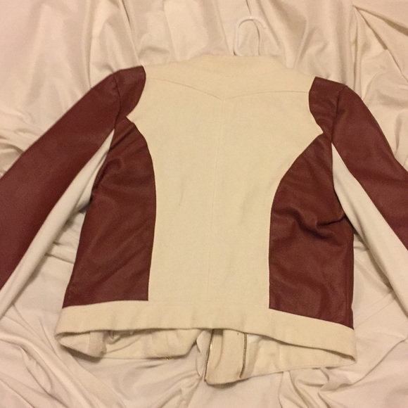 Xoxo vegan and fabric moto jacket XL - Picture 5 of 6